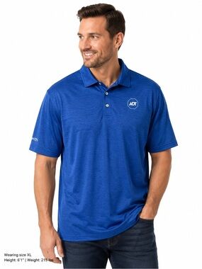 ADT Royal Blue Men's Short-Sleeve Polo